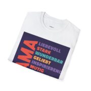 Mama Words T-Shirt – German Mother Appreciation Tee (Liebevoll, Stark, Wunderbar) - Image 4