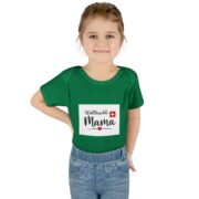 Swiss Mama Baby Bodysuit – 'Wältbeschti Mama' Infant Onesie with Heart - Image 12