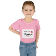Swiss Mama Baby Bodysuit – 'Wältbeschti Mama' Infant Onesie with Heart - Image 28