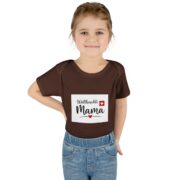 Swiss Mama Baby Bodysuit – 'Wältbeschti Mama' Infant Onesie with Heart - Image 8