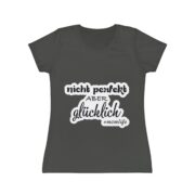 Women's T-Shirt — "Nicht perfekt aber glücklich" Momlife Graphic Tee - Image 13