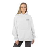 Relaxed Hoodie — Minimal "Good Vibes" Chest Print Casual Hoodie - Image 4