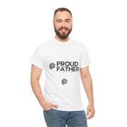 Proud Father T-Shirt — Minimal Dad Graphic Tee