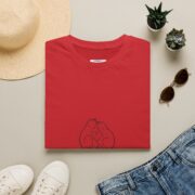 Cat Heart Line Art T-Shirt — Minimal Cute Cat Lovers Tee - Image 39