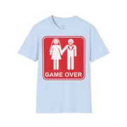 T-Shirt — 'Game Over' Wedding Humor Graphic Tee - Image 11