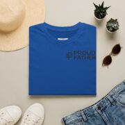 Proud Father T-Shirt — Minimal Chest Logo Dad Tee - Image 36