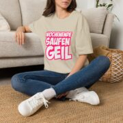T-Shirt — "Wochenende Saufen Geil" Party Graphic Tee - Image 10