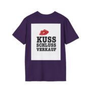 T-Shirt — "Kuss Schluss Verkauf" Lip Print Graphic Tee - Image 48