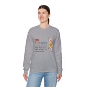 Sweatshirt — "Oma weiß alles" Funny German Grandma Crewneck - Image 20