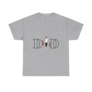 Dad Family Silhouette T-Shirt — "DAD" Letter Design with Kids (Father’s Day Gift) - Image 11
