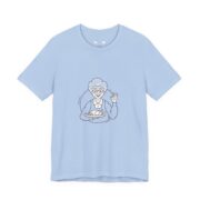 Grandma Serving Pie Illustration T-Shirt — Cute Retro Baker Tee - Image 45