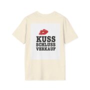 T-Shirt — "Kuss Schluss Verkauf" Lip Print Graphic Tee - Image 20