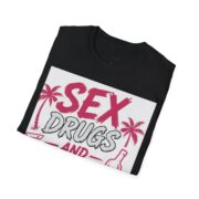 Sex, Drugs and Alcohol T-Shirt — Retro Palm Beach Party Graphic Tee - Image 26