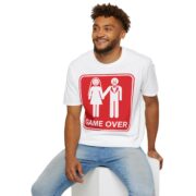 T-Shirt — 'Game Over' Wedding Humor Graphic Tee