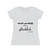 Women's T-Shirt — "Nicht perfekt aber glücklich" Momlife Graphic Tee - Image 5