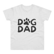 Dog Dad T-Shirt - Paw Print Graphic Tee for Men, Father's Day Gift - Image 2