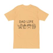 Dad Life T‑Shirt — Dad Life Icons Tee (Stroller, Bottle, Grill, Beer) - Image 3