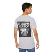 T‑Shirt - "Gut aussehen reicht nicht, man muss auch saufen können" German Funny Drinking Tee - Image 60