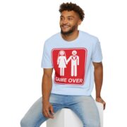 T-Shirt — 'Game Over' Wedding Humor Graphic Tee - Image 12