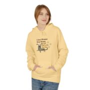 Dog Lover Hoodie — "I Just Wanna Stay Home & Cuddle with My Dog" Cute Paw Print Graphic - Image 15