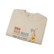 Sweatshirt — "Oma weiß alles" Funny German Grandma Crewneck - Image 13