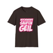 T-Shirt — "Wochenende Saufen Geil" Party Graphic Tee - Image 19