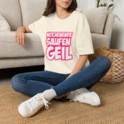 T-Shirt — "Wochenende Saufen Geil" Party Graphic Tee - Image 22