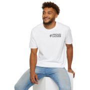 Proud Father T-Shirt — Minimal Chest Logo Dad Tee - Image 3