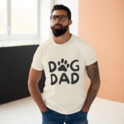 Dog Dad T-Shirt - Paw Print Graphic Tee for Men, Father's Day Gift - Image 15