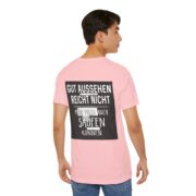 T‑Shirt - "Gut aussehen reicht nicht, man muss auch saufen können" German Funny Drinking Tee - Image 64
