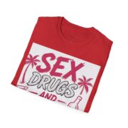 Sex, Drugs and Alcohol T-Shirt — Retro Palm Beach Party Graphic Tee - Image 14