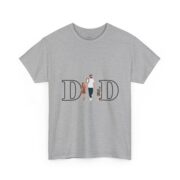 Dad Family Silhouette T-Shirt — "DAD" Letter Design with Kids (Father’s Day Gift) - Image 13