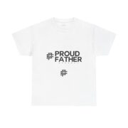 Proud Father T-Shirt — Minimal Dad Graphic Tee - Image 2
