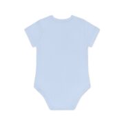 Baby Bodysuit "Ich lächle nicht, ich drücke!" – Organic Short Sleeve Infant Onesie - Image 11