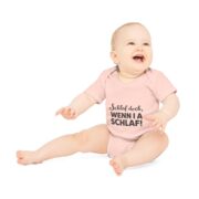Baby Bodysuit – "Schlaf doch, wenn I a schlaf!" German Funny Baby One-Piece - Image 6