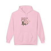Dog Lover Hoodie — "I Just Wanna Stay Home & Cuddle with My Dog" Cute Paw Print Graphic - Image 29
