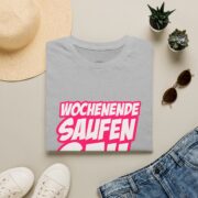 T-Shirt — "Wochenende Saufen Geil" Party Graphic Tee - Image 13