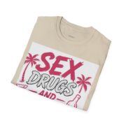 Sex, Drugs and Alcohol T-Shirt — Retro Palm Beach Party Graphic Tee - Image 32
