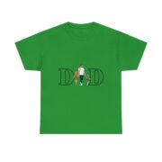 Dad Family Silhouette T-Shirt — "DAD" Letter Design with Kids (Father’s Day Gift) - Image 21