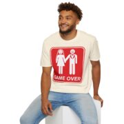 T-Shirt — 'Game Over' Wedding Humor Graphic Tee - Image 10