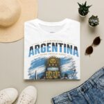 Argentina Soccer T-Shirt — AFA 2026 Vintage Football Pride
