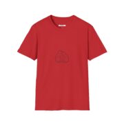 Cat Heart Line Art T-Shirt — Minimal Cute Cat Lovers Tee - Image 37