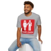 T-Shirt — 'Game Over' Wedding Humor Graphic Tee - Image 8