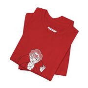 Grandma Serving Pie Illustration T-Shirt — Cute Retro Baker Tee - Image 55
