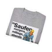 Saufen Graphic Tee – Funny German Drinking Quote T-Shirt - Image 8