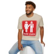 T-Shirt — 'Game Over' Wedding Humor Graphic Tee - Image 6