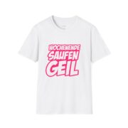 T-Shirt — "Wochenende Saufen Geil" Party Graphic Tee - Image 3