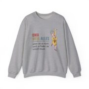 Sweatshirt — "Oma weiß alles" Funny German Grandma Crewneck - Image 16