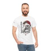 Samurai Anime T-Shirt — 'David Satara' 30th Anniversary Graphic Tee - Image 4