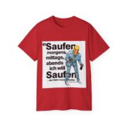 Saufen Graphic Tee – Funny German Drinking Quote T-Shirt - Image 29